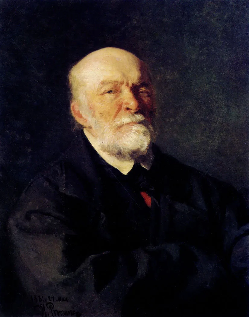 Ilya_Repin_Portrait_of_the_Surgeon_Nikolay_Pirogov_1881 - Vежа