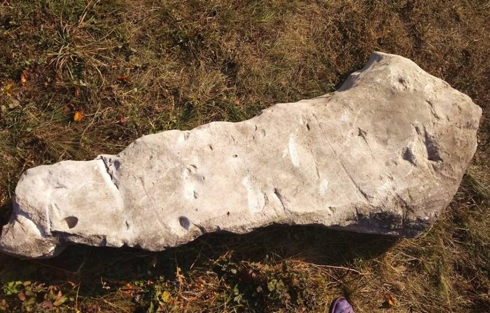 На Вінниччині знайшли кам’яну стелу бронзової доби. ФОТО