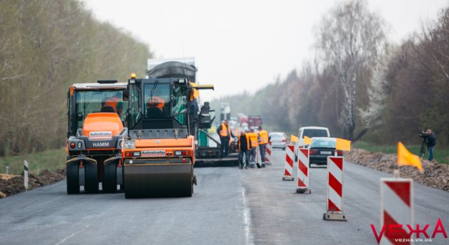 Протягом року на Вінниччині відремонтували 51 км доріг державного значення