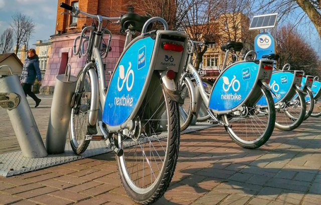 У Вінниці велопрокат “Nextbike” почне роботу раніше з огляду на карантин