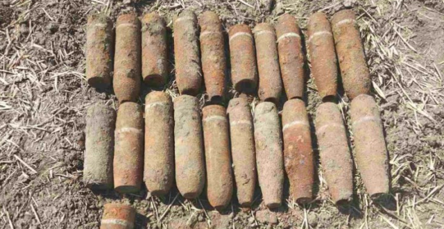 На Вінниччині за дві доби знайшли 41 артилерійський снаряд. ФОТО