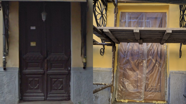 У центрі Вінниці з пам’ятки архітектури демонтували унікальні старовинні двері. ФОТО