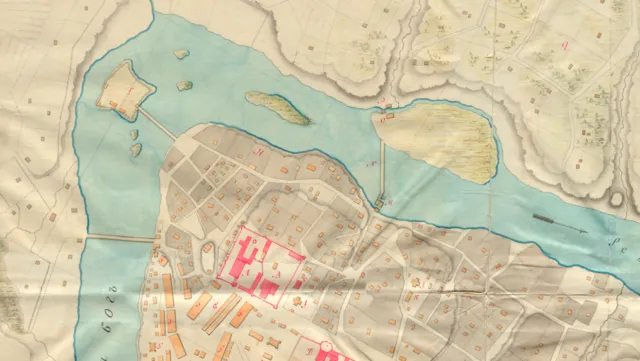 Історики показали одну з найстаріших кольорових мап Вінниці. ФОТО