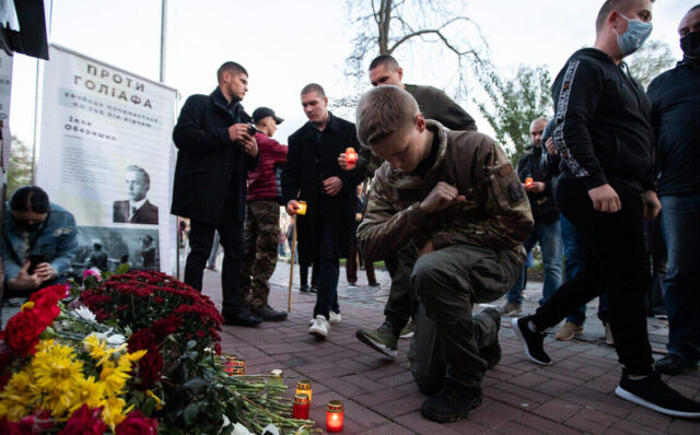 “Нація воїнів”: у Вінниці відбулась акція вшанування пам’яті захисників України. ФОТО