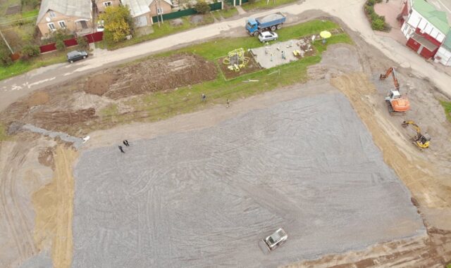 У Вінниці в мікрорайоні Пирогово будують футбольне поле