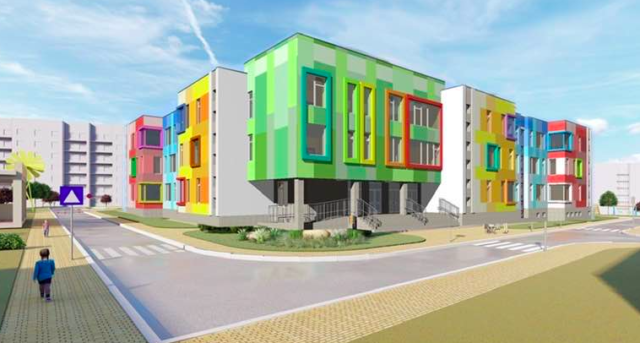 У Вінниці показали, як може виглядати майбутній дитячий садок в мікрорайоні “Академічний”. ГРАФІКА