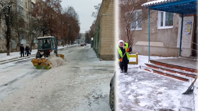 У міській раді повідомили, кому скаржитися на неякісне прибирання снігу біля будинків