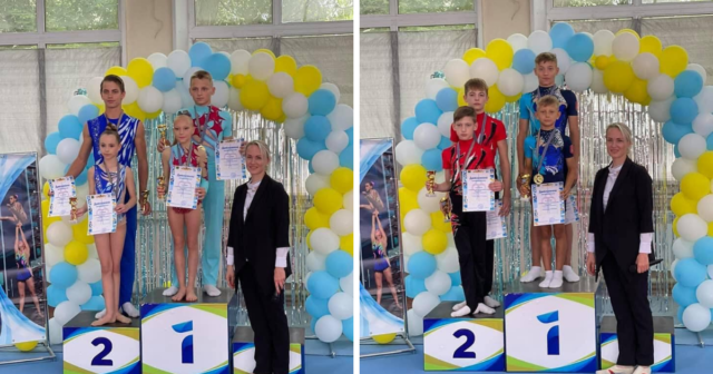 Юні вінничани посіли перші місця у Всеукраїнському турнірі зі спортивної акробатики