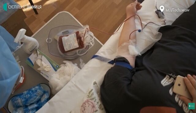 У Ладижині зібрали 40 літрів крові у рамках акції “Здай кров – збережи життя воїну”. ВІДЕО