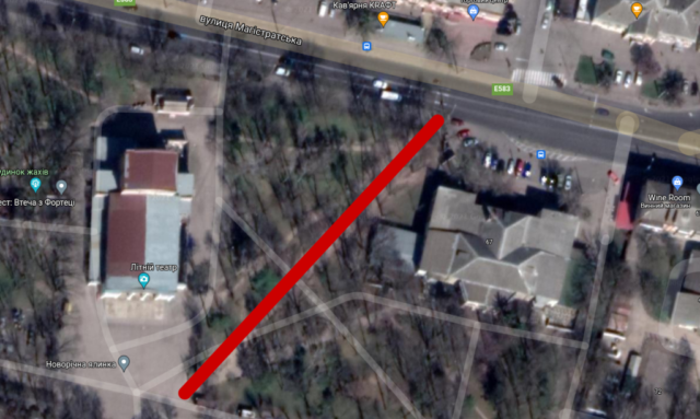 У Вінниці просять облаштувати доріжку в Центральному парку з боку вулиці Магістратської. ПЕТИЦІЯ