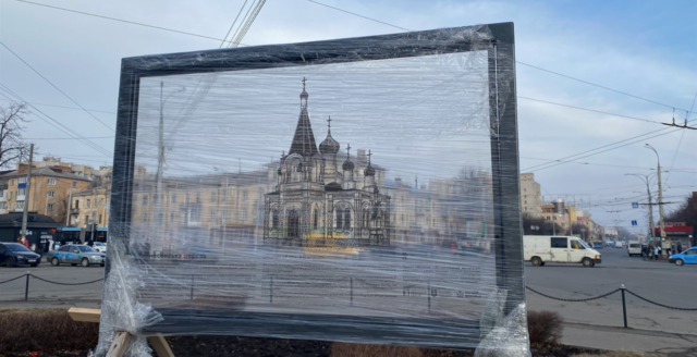Від Вознесенської церкви до монастиря єзуїтів: у Вінниці встановлюють таблички із зображеннями зруйнованих історичних будівель