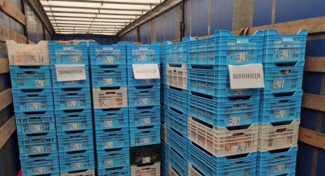 З Вінниці до Харкова відправили 160 тонн продуктів гумдопомоги