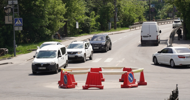 З 13 червня у Вінниці тимчасово частково перекриють рух транспорту біля Староміського мосту
