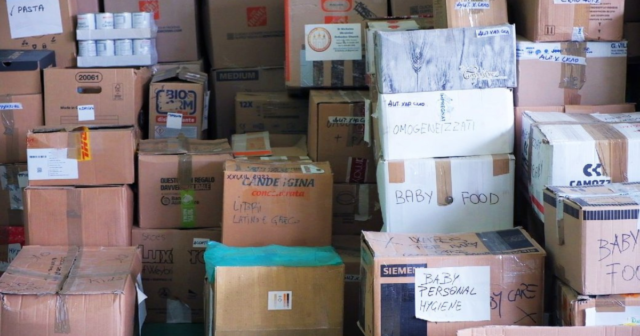 Вінницький волонтерський центр “ВіннСолард” отримав понад 20 тонн гумвантажу з Італії