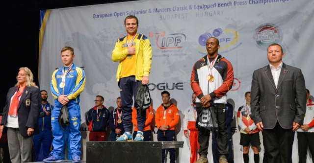 Вінницький спортсмен Іван Чупринко став чемпіоном Європи з класичного жиму лежачи