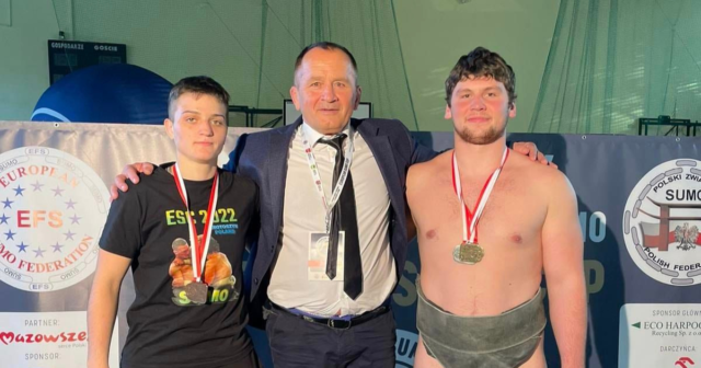 Вінницькі спортсмени здобули золоту та бронзову медалі на Кубку Європи з боротьби сумо у Польщі