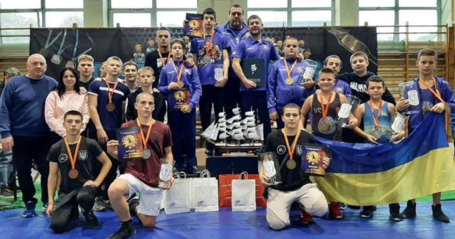 Вінницькі спортсмени здобули одинадцять медалей на міжнародному турнірі з греко-римської боротьби