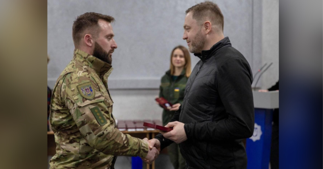 Командира роти батальйону поліції “Вінниця” нагородили орденом “За мужність” ІІІ ступеня