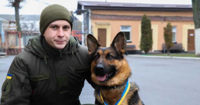 У Вінниці службового собаку нагородили медаллю «За віддану службу»