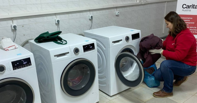 У Вінниці відкрили соціальну пральню з безкоштовними послугами для пенсіонерів, переселенців та багатодітних сімей