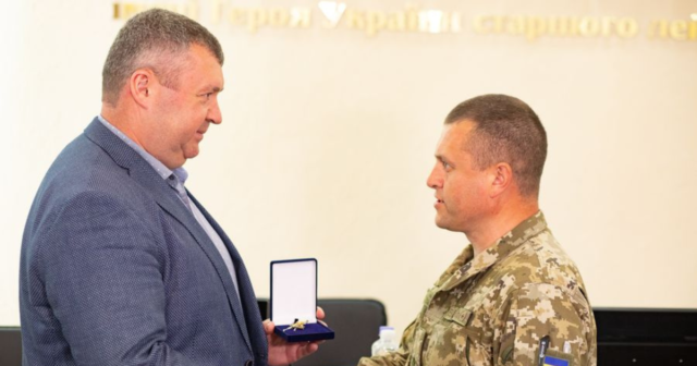 Прикордонника Сергія Кладька нагородили відзнакою «За заслуги перед Вінниччиною»