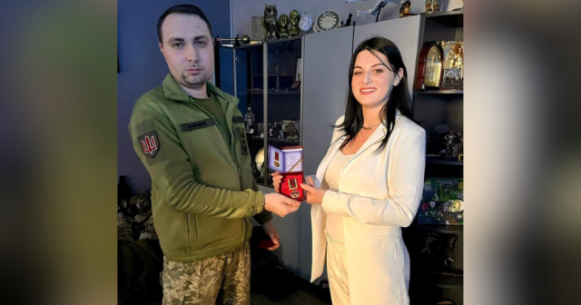 Волонтерка з Вінниці отримала медаль від Буданова