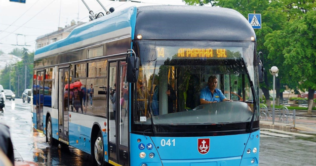 У Вінниці змінили розклад руху тролейбусів у напрямку Аграрного університету