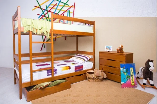 Двоярусне ліжко як вдале рішення організації дитячої кімнати