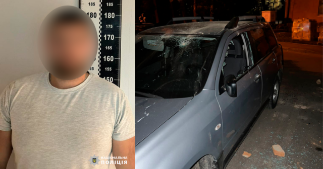 У Вінниці затримали чоловіка, який пошкодив більше десятка автомобілів