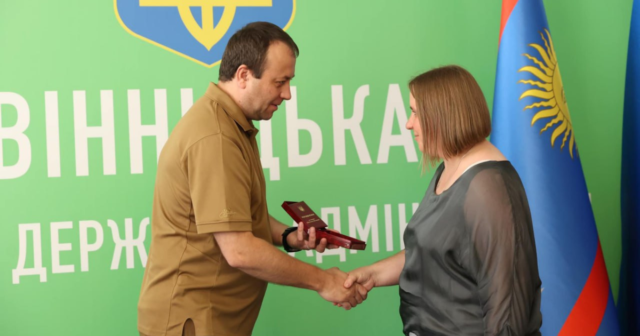 У Вінниці капітану медичної служби Тетяні Новіковій вручили медаль «Захиснику Вітчизни»