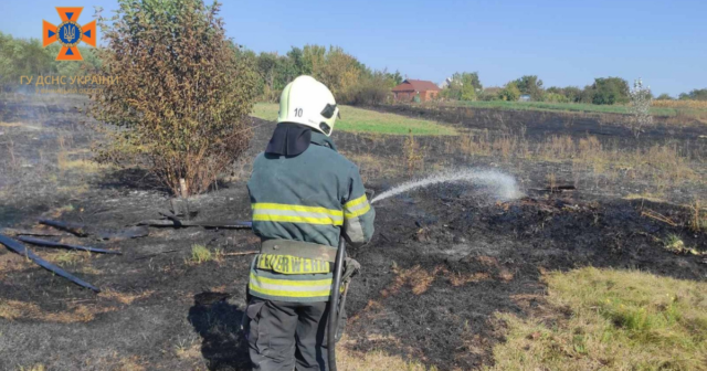 Вчора на Вінниччині рятувальники ліквідували 16 пожеж у природних екосистемах та на приватних територіях
