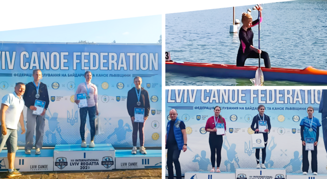 Спортсменки з Вінниці стали переможницями міжнародної «Львівської регати» з веслування на байдарках і каное