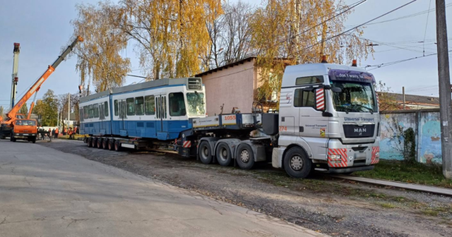 Вінниця отримала від Швейцарії 23-й трамвайний вагон «Tram2000»