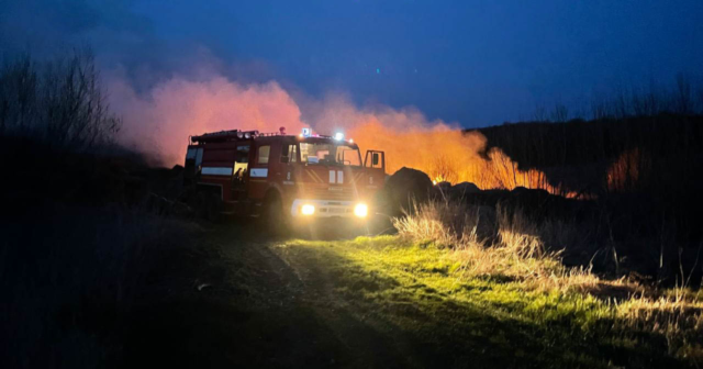 На Вінниччині внаслідок горіння сухої рослинності вогнем було обпалено 34 гектари ґрунту