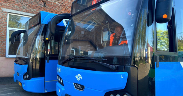 У Вінниці відсьогодні починають курсувати два автобуси VDL CITEA, надані німецьким містом-партнером Мюнстер