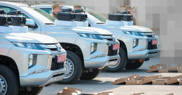 Підрозділ вінницької Нацгвардії отримав автомобілі, FPV-дрони та “мавіки”