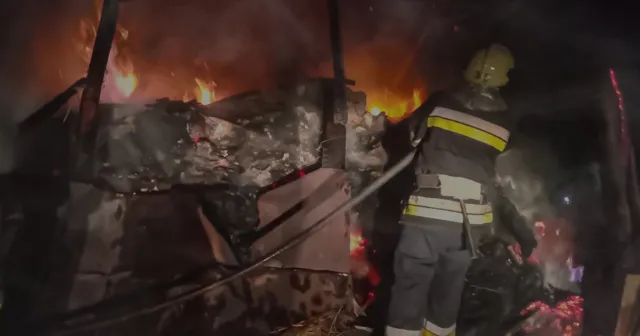 Вогонь знищив вісім тонн сіна: на Вінниччині за добу рятувальники ліквідовували три пожежі в господарчих спорудах