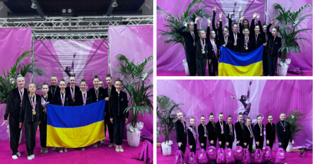 Вихованки вінницької спортшколи здобули нагороди на Міжнародному турнірі з художньої гімнастики