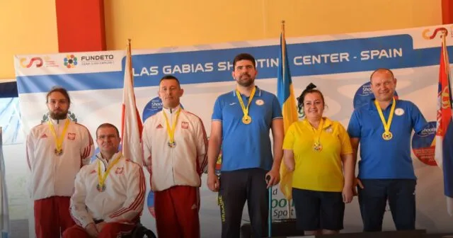 Вінничанин Олексій Денисюк посів шість призових місць на чемпіонаті Європи з паракульової стрільби