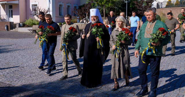 У Вінниці День Незалежності України розпочали з молебню