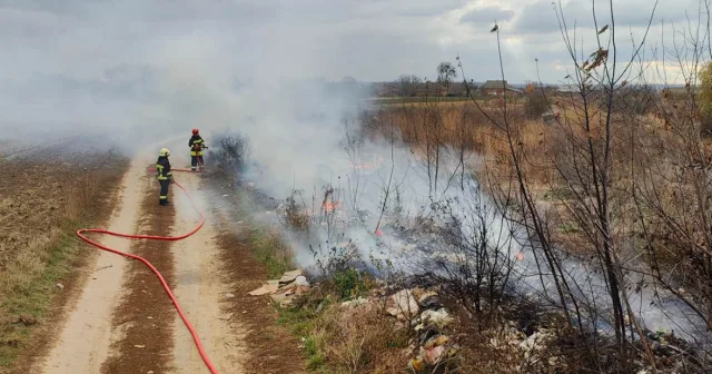 У різних районах Вінниччини за останню добу ліквідували 13 пожеж