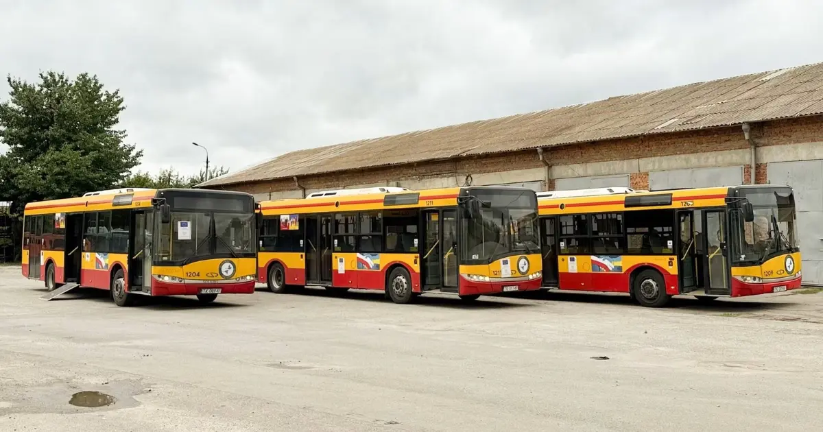 До Вінниці надійшли перші три з 15 автобусів із Кельце