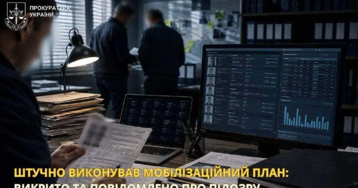 На Вінниччині екскерівника ТЦК підозрюють у фальсифікації даних про мобілізацію в «Оберезі»