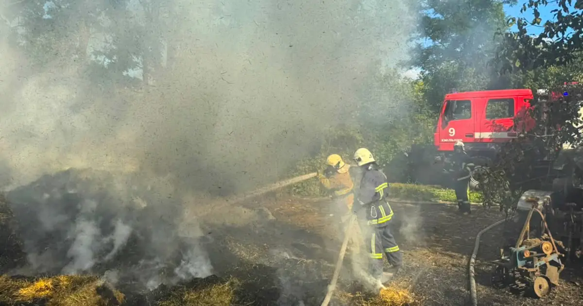 На Вінниччині минулої доби сталось вісім пожеж