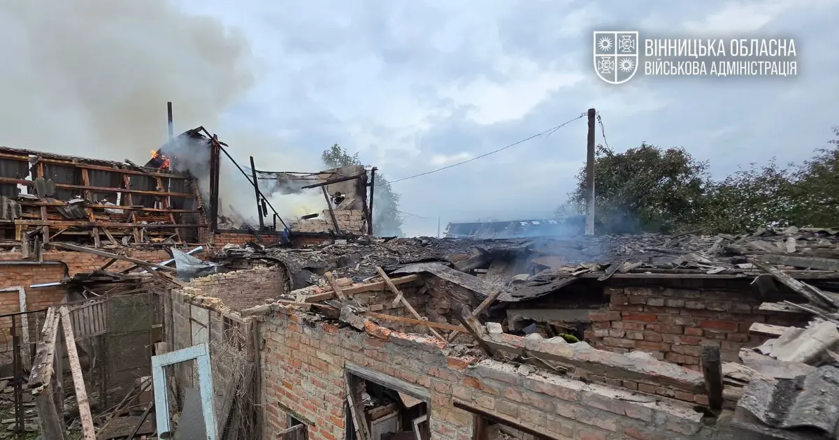 Ворожий обстріл Вінниччини: в ОВА показали кадри руйнувань