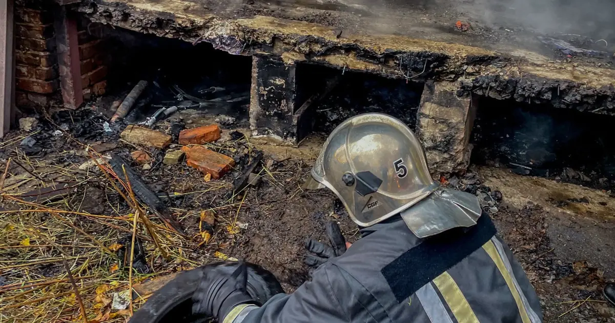 У Вінниці ліквідували пожежу на території одного з підприємств